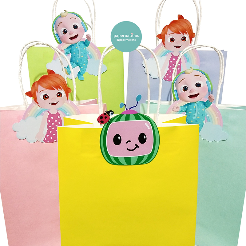 Cocomelon Paper Bags